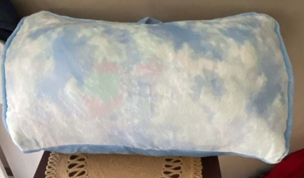 The Big One Faux Fur Cloud Print Decorative Pillow 13x23